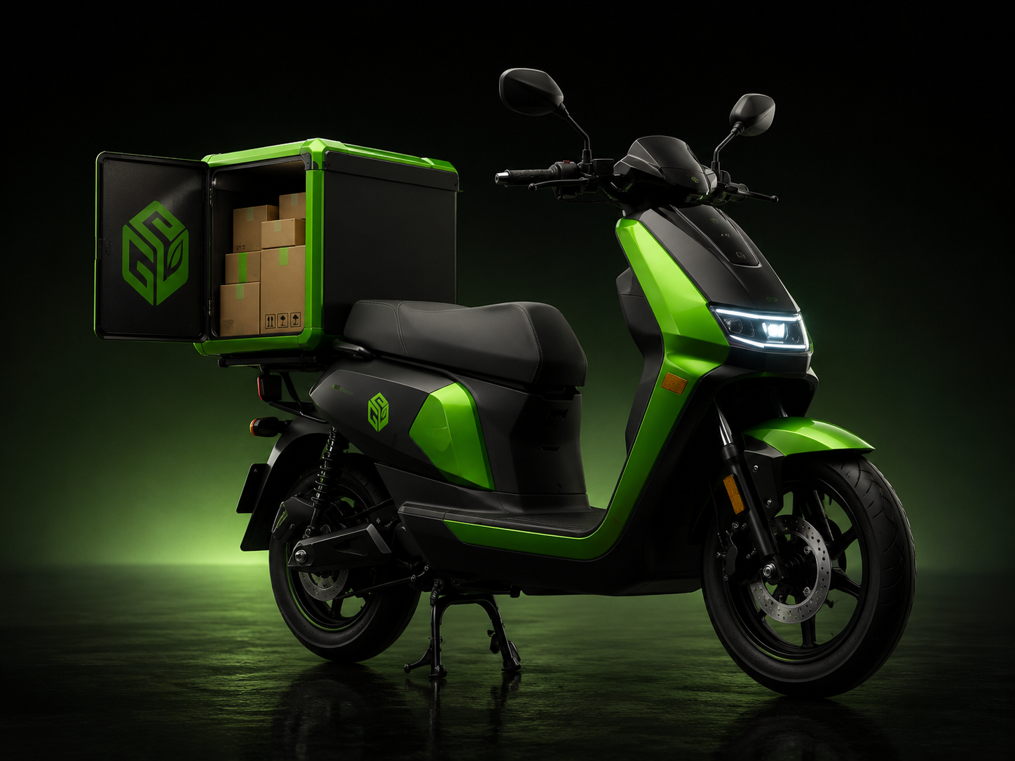 GreenDriveDelivery express rider bike for premium and scheduled deliveries
